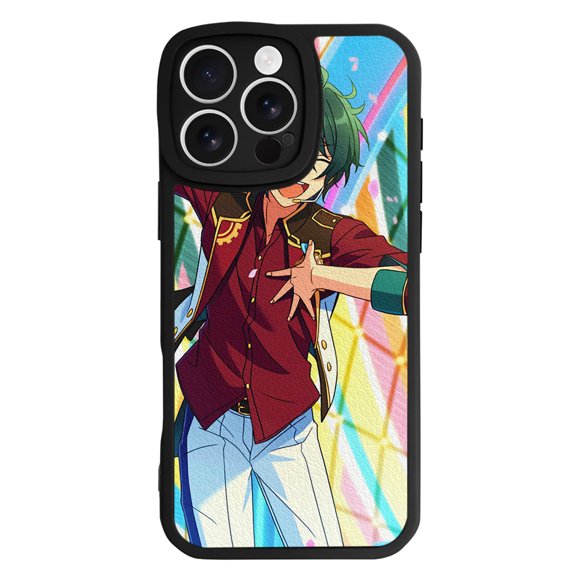 （画像用） あんさんぶるスターズ! Ensemble Stars 【iPhone 16シリーズ対応】シリコンスマホケース（レザー調） 材質：シリコン